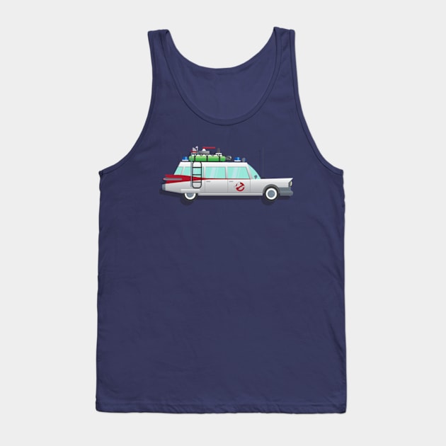 Ghostbusters Ecto-1 Tank Top by JMADISON